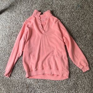 aerie super oversized pink sweatshirt